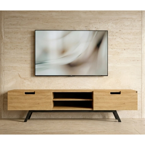 Szafka RTV-28 Drewno Lite Dąb Loft Lakier Rozmiary od 100 cm do 200 cm PREMIUM